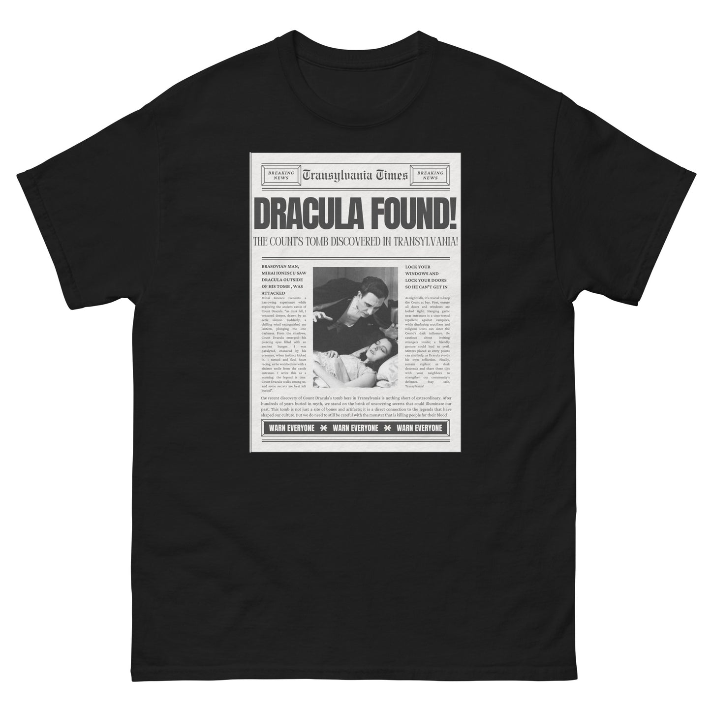 Dracula Newspaper