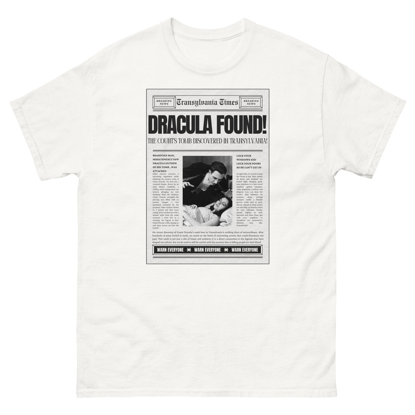 Dracula Newspaper